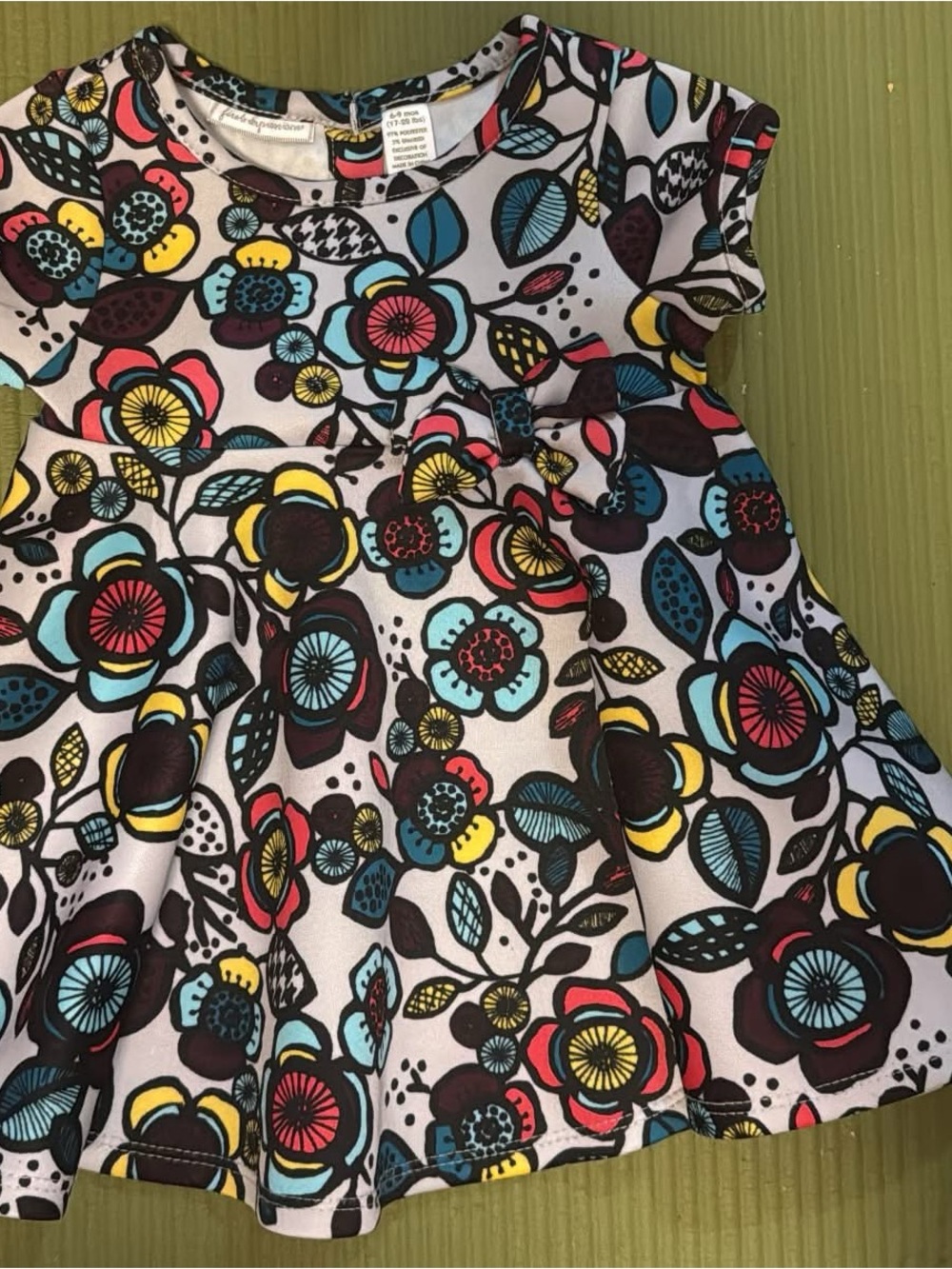 Kids Floral Print Dress in Multicolor by First Impressions